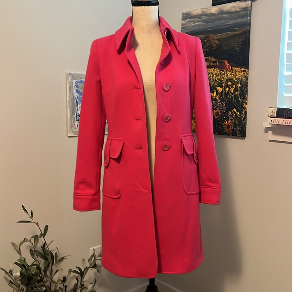 Marvin Richards Fitted Wool Coat - Picture 7 of 16